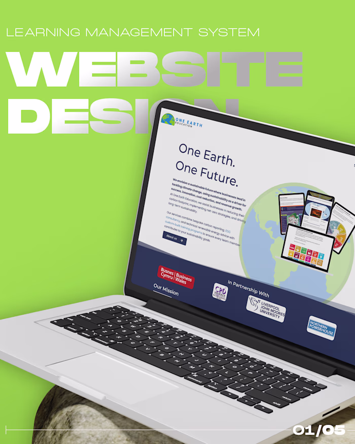 Custom LMS Website with Courses and Certificates