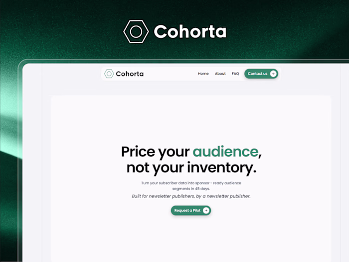 Cohorta : Media Website Design & Development