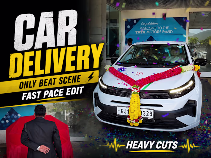 Edited a high-energy car delivery