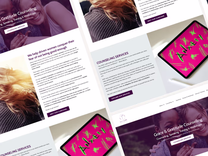 Web & Course Development for Therapy Practice