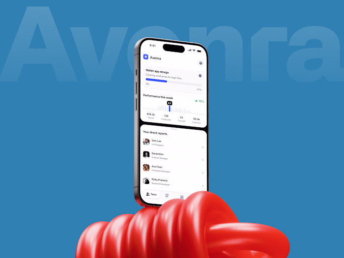 Avenra 2.0 — Finance Management Mobile App Redesign