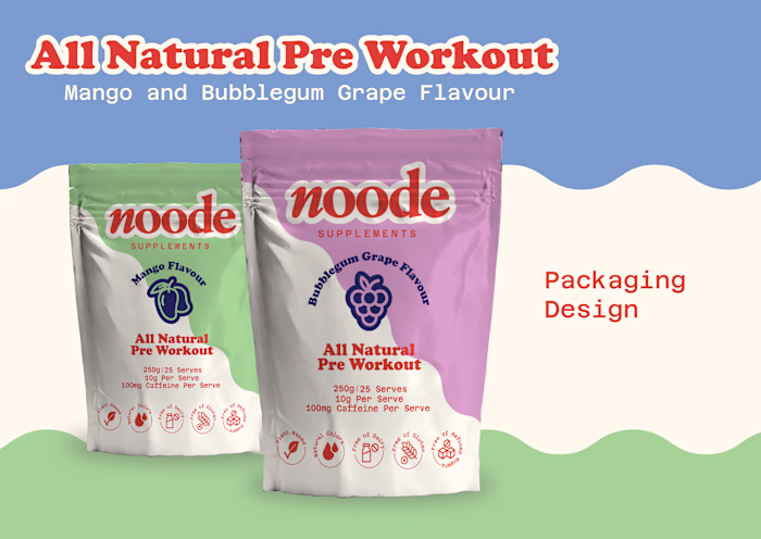 Packaging design for Women's Pre-Workout