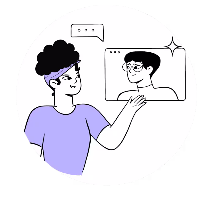 Web Illustrations and GIFs for Peach