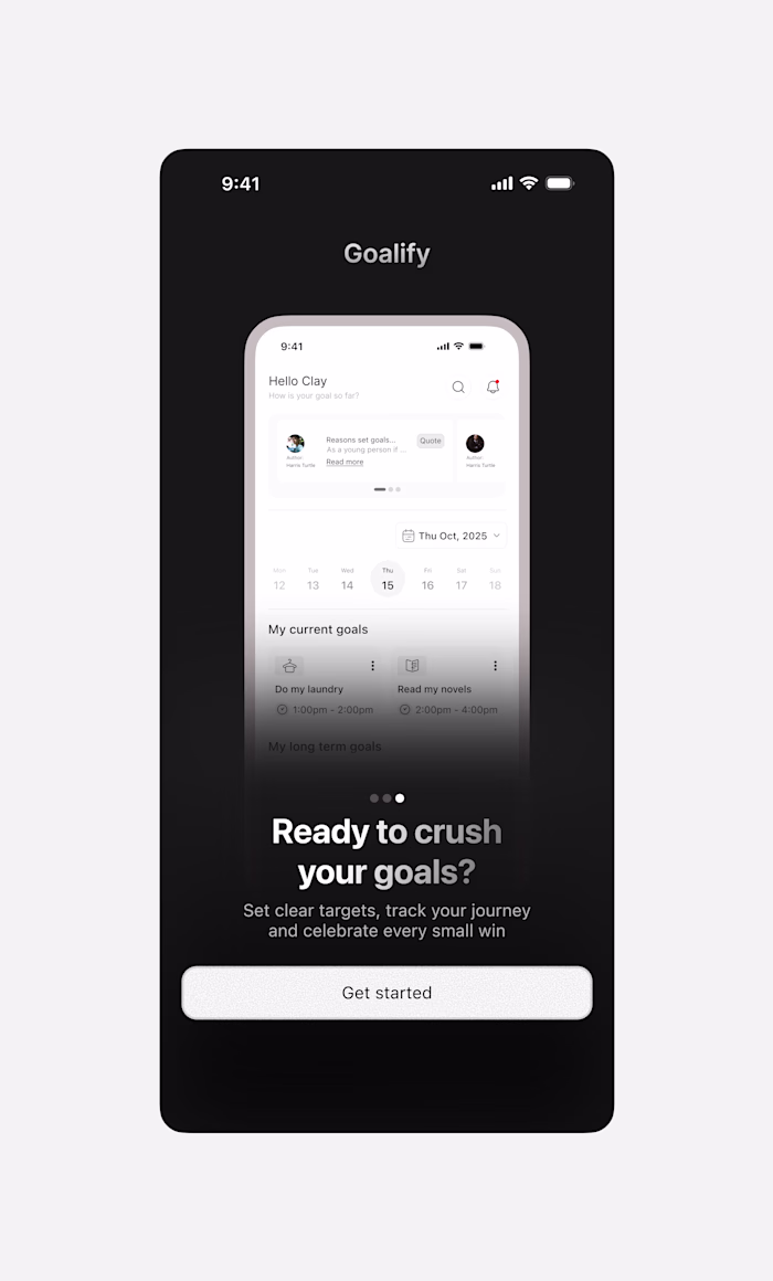Goalify is a platform designed to help users set, track, and...