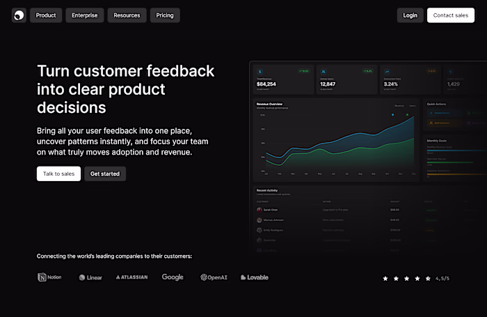 Website design for SaaS company