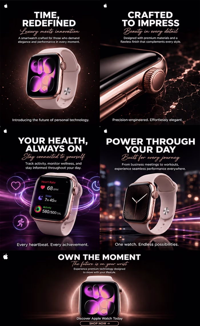 Apple Watch Conceptual Ad Campaign
