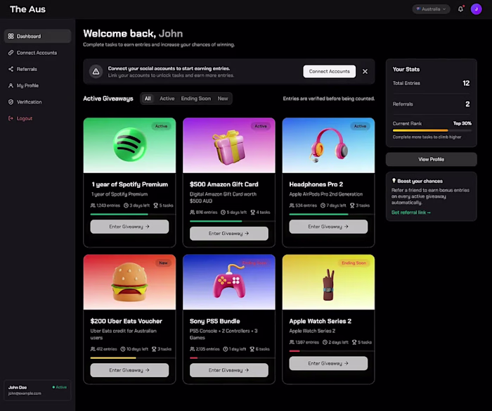 Transforming Giveaways into High-Engagement Growth
