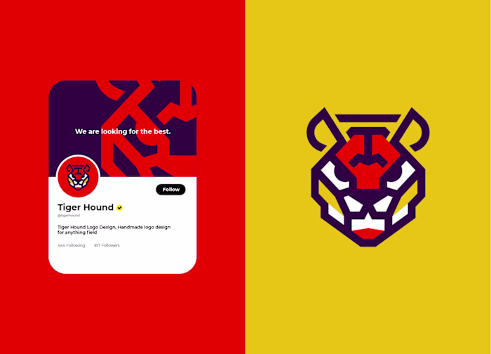 Tiger Hound Logo Design