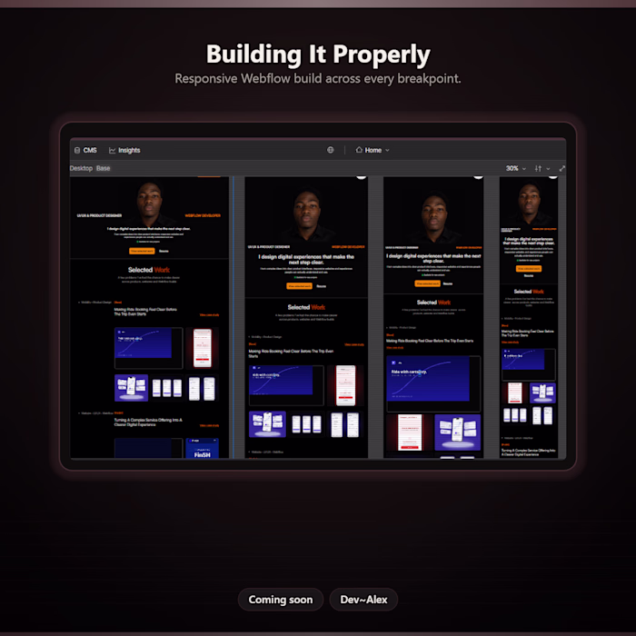 🔶 Building my new portfolio