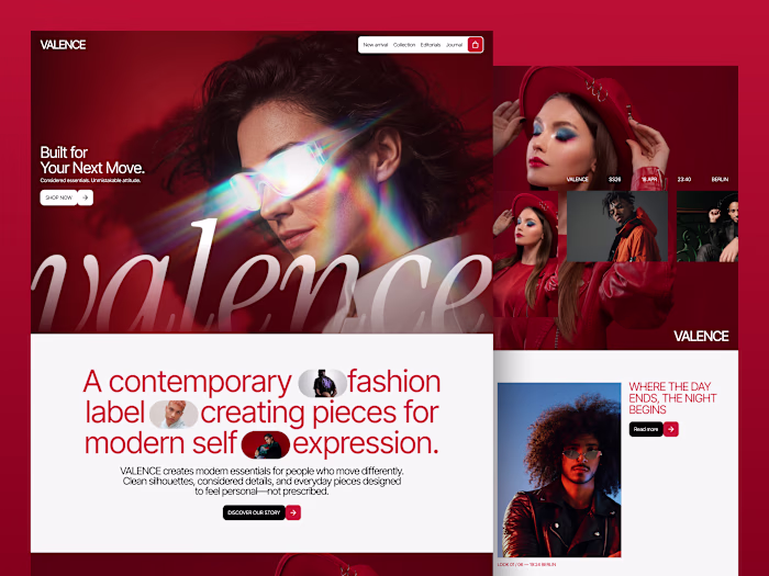 Valence Fashion Web UI