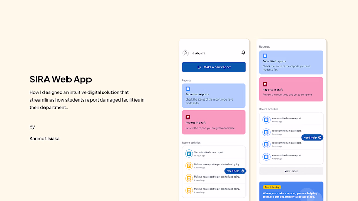 Facility Management UI Design