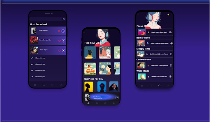 LoFi Chill – Mood-Based Music Experience