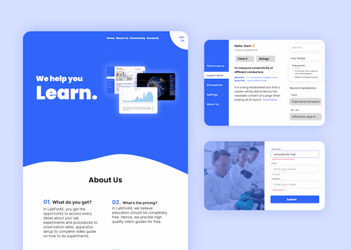 LabForAll - Experiments Management Site