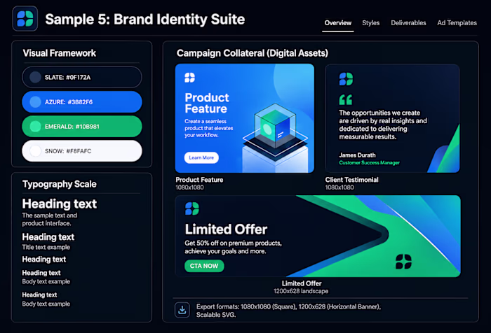 Title: Visual Brand Identity &