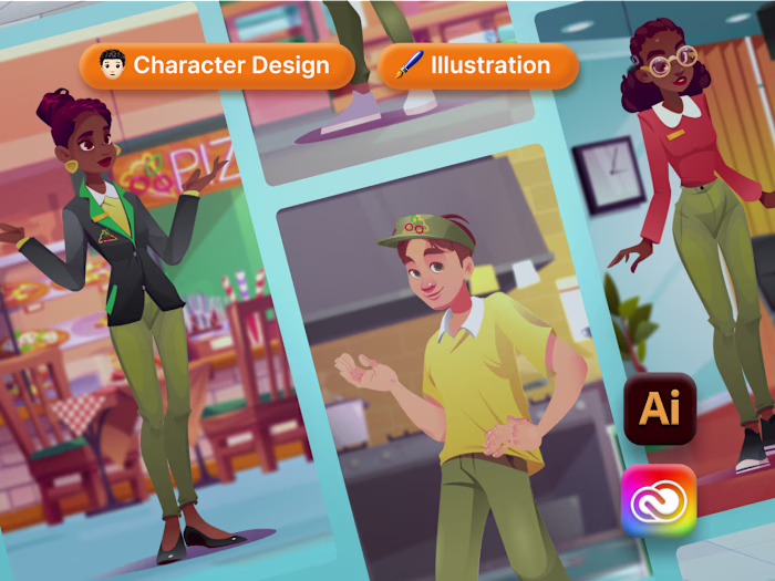 Illustration work — Character Design & Illustration 