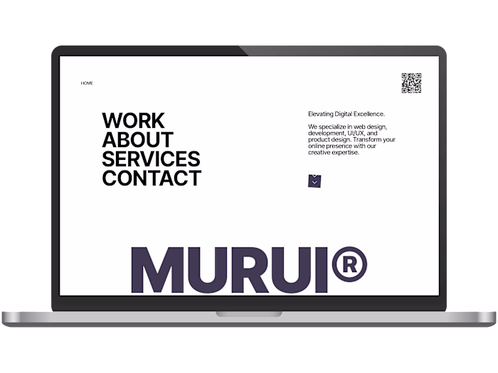 Murui - A Digital Product Studio Website Built on Framer