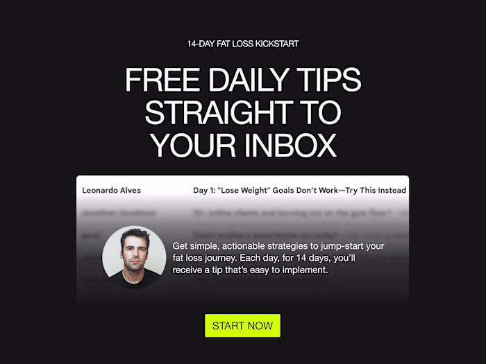 Health & Fitness Website made on Squarespace