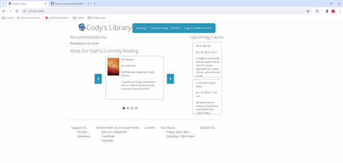 Library Website