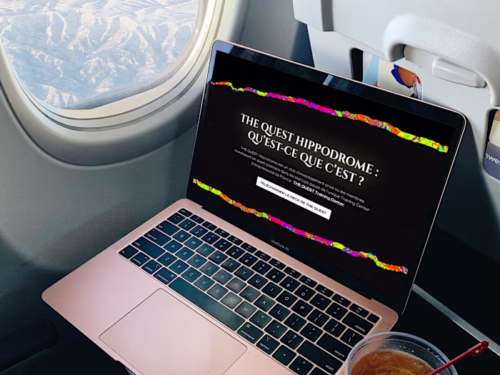 The Quest · Startup Studio Landing Page · UI & Web Design