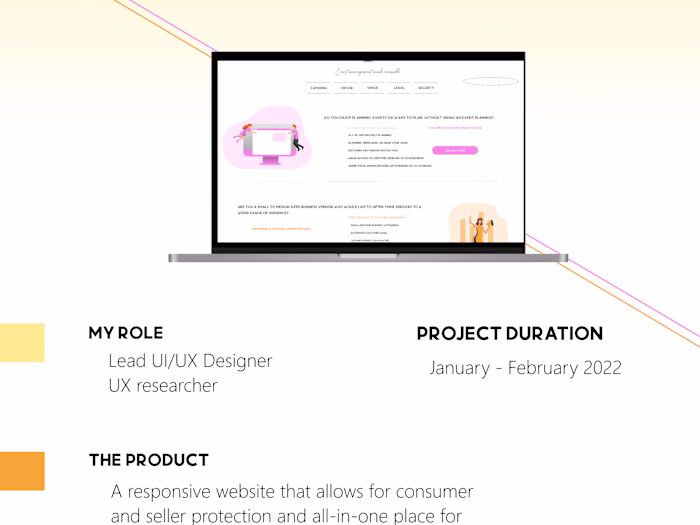 Responsive Event Management Website