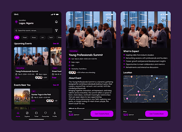 More UI screens from my