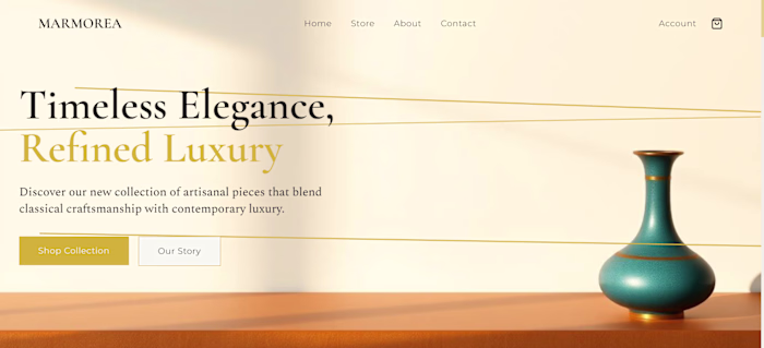 Marmorea: Crafting a Luxury E-commerce for Artisanal Goods