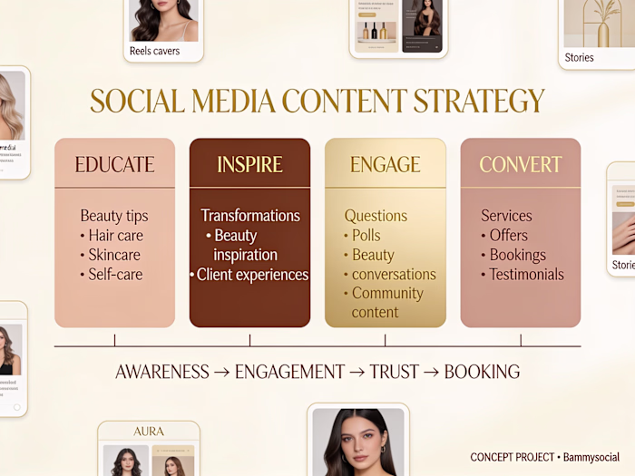 AURA Beauty & Spa Social Media Strategy Project