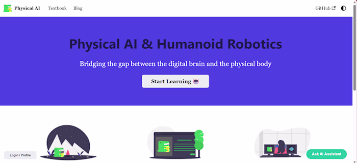 Physical AI & Humanoid Robotics