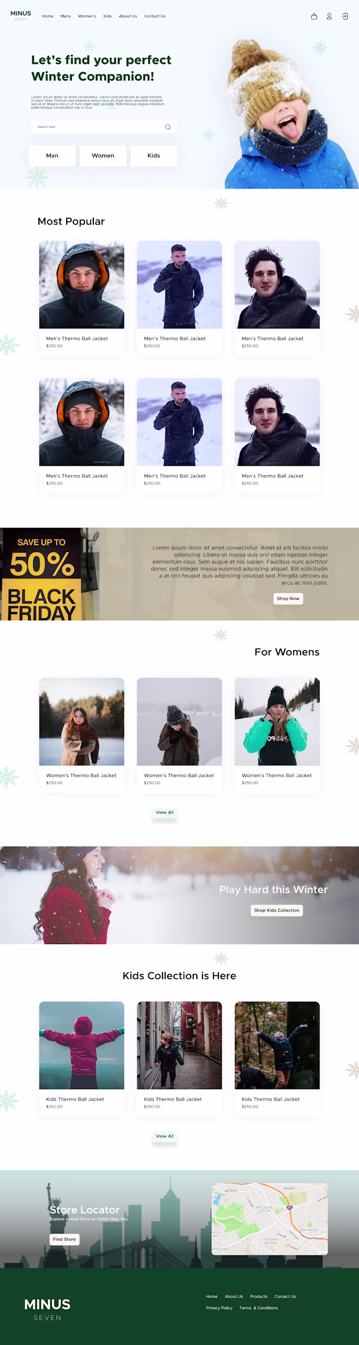 Minus Seven - Fashion Brand Ecom