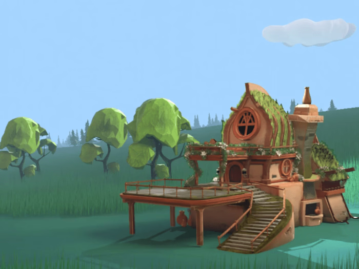 Little world, stylized team work.