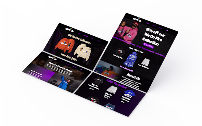 Slept On: Website & Social Media Content Design
