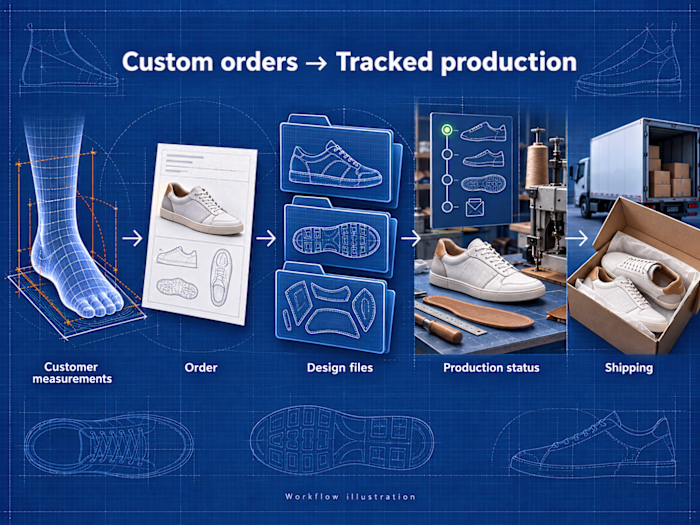 Custom ERP for Made-to-Measure Footwear