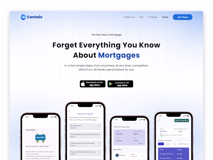 Cantaio Website