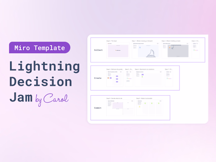 Lightning Decision Jam Facilitation