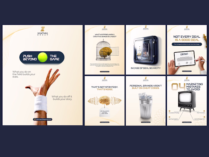 Creative Direction for Xanthiia Group: Brand Strategy