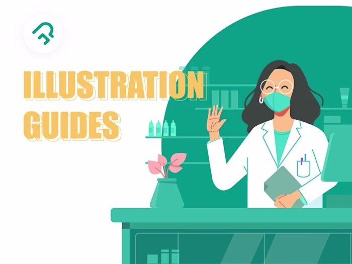 Illustration Library Revamp for PharmEasy