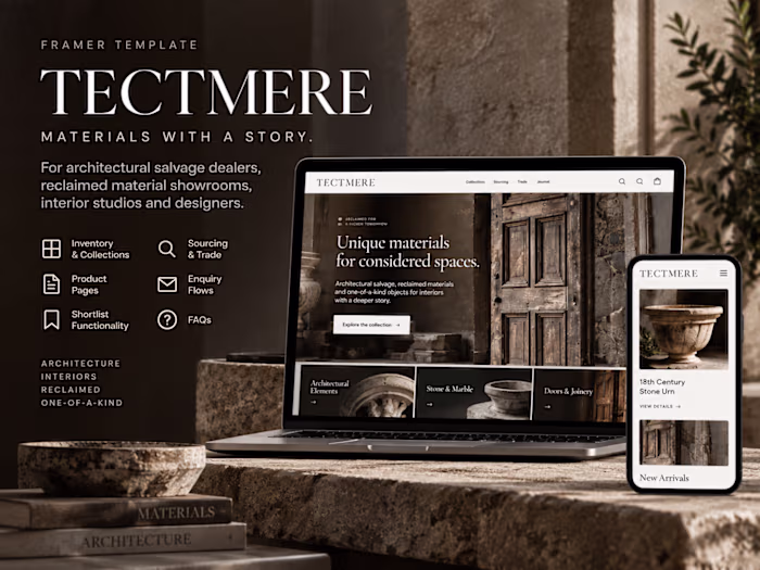 TECTMERE is a refined Framer