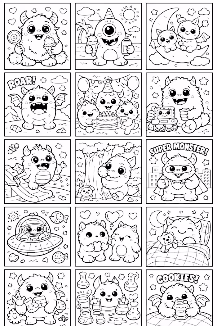 “Children’s Illustration + Coloring Book