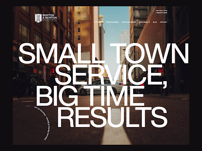 ✨ Clean. Minimal. Typographically bold. Law Firm Revamp. Fea...