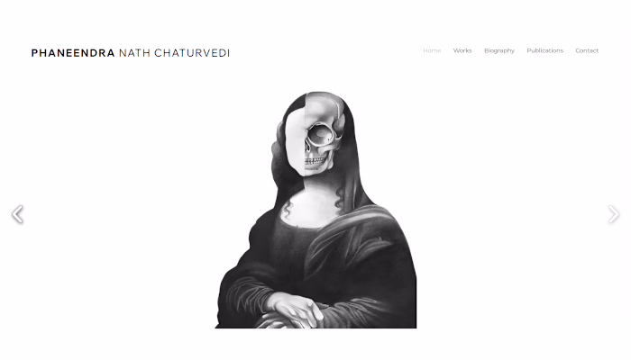 Thepnc.in — A Minimal Art Portfolio Website