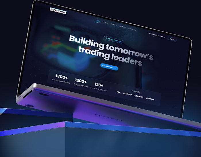 Safehouse Trading Website Design