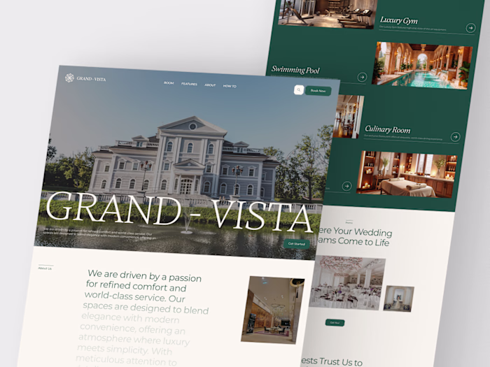 Grand Vista - Luxury Mansion Website