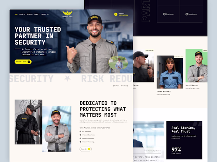 SecurityForce - Community & Nonprofit Website Template
