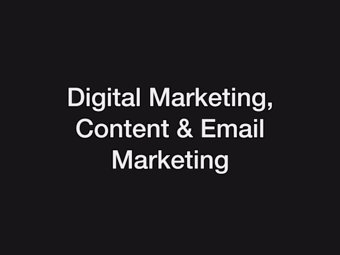 Digital Marketing, Content & Email Marketing Specialist