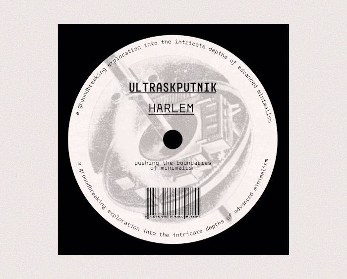 Ultraskputnik EP Cover Artwork Design