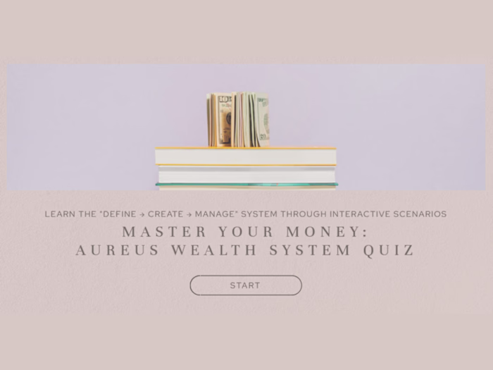 Interactive Quiz Prototype for Financial Clarity