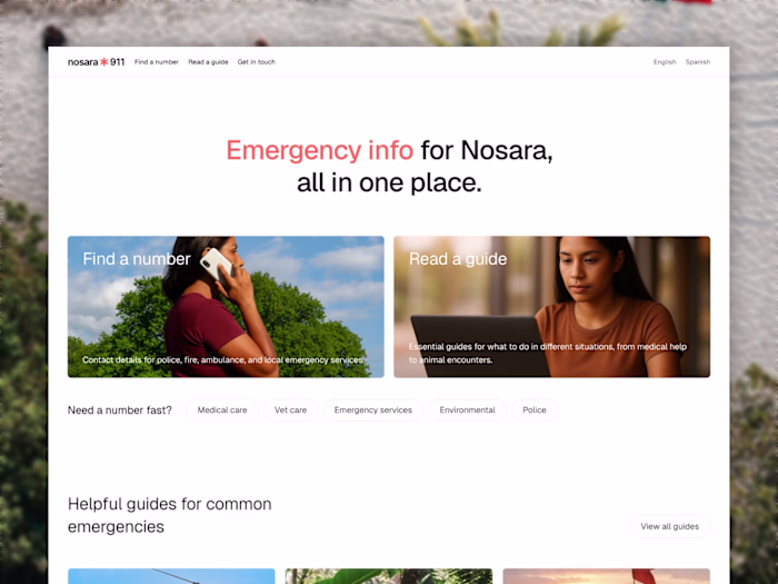 Nosara911 — A Mobile-First Emergency Information Directory