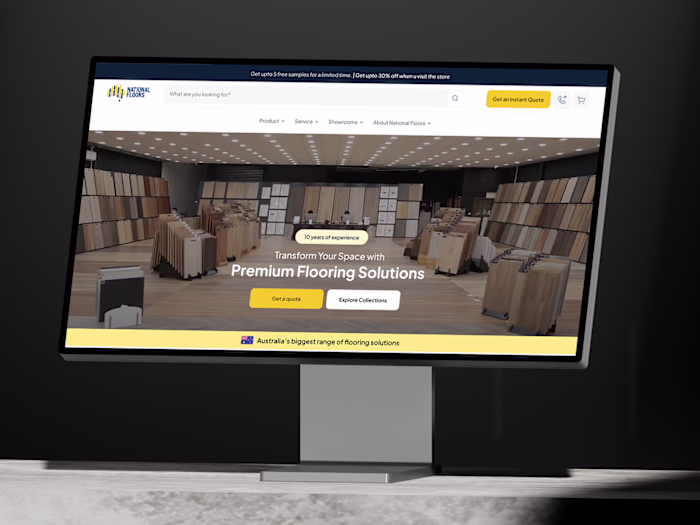 National Flooring | E-Commerce Website Redesign
