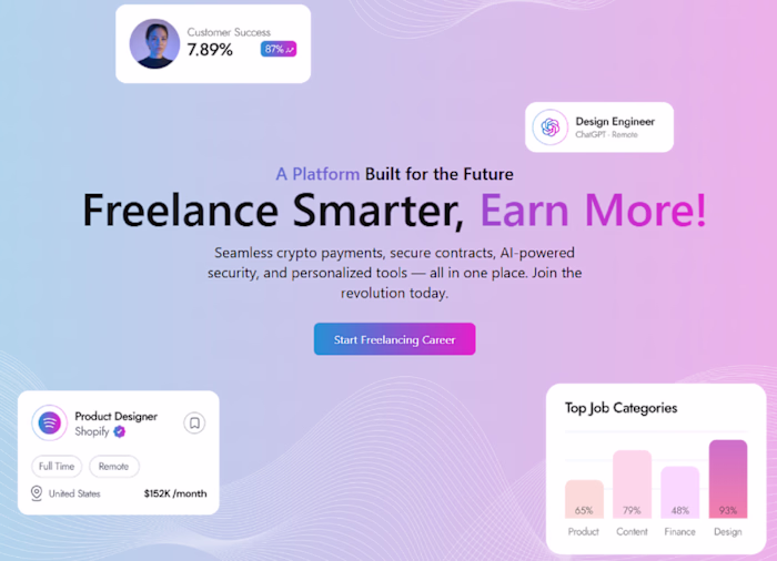 Lovable + Replit: Freelancing Platform