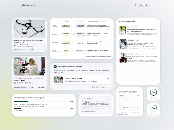 Stitched Health: Designing for How Clinicians Think
